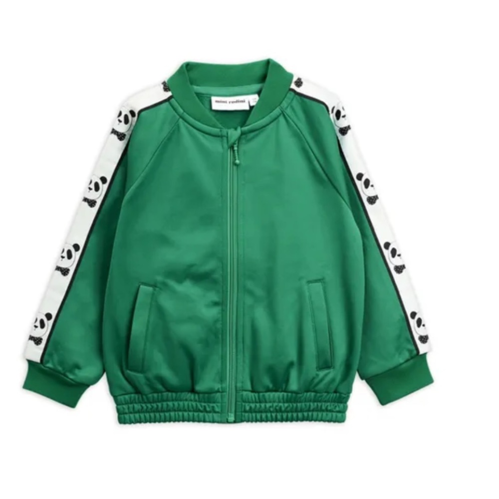Mini Rodini Panda Jacket | Green 🐼
